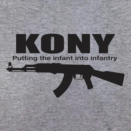 Kony Putting The Infant In Infantry t shirt